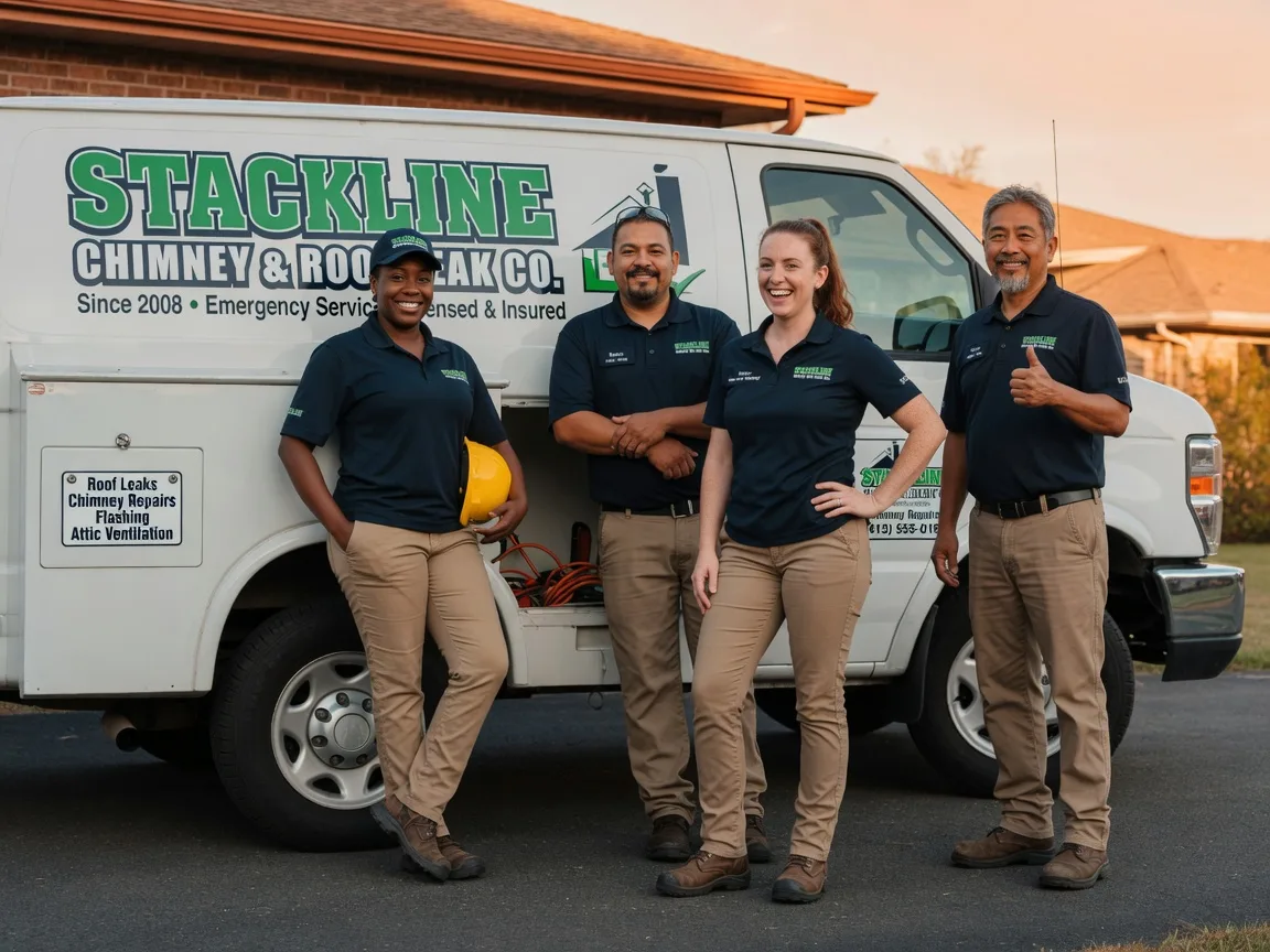 Chimney flashing repair company in Kaneville, IL